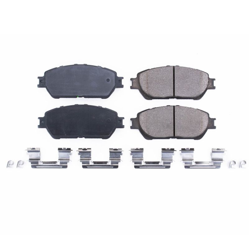 Power Stop 05-15 Toyota Tacoma Front Z17 Evolution Ceramic Brake Pads w/Hardware