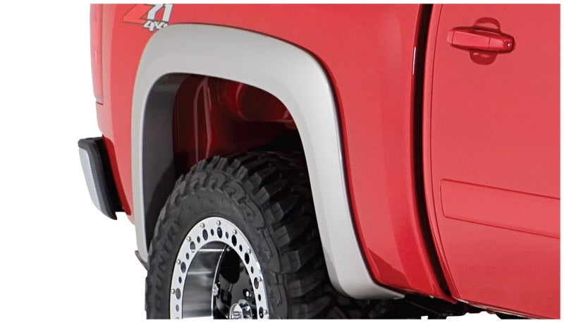 Bushwacker 07-14 Chevy Silverado 2500 HD Fleetside Extend-A-Fender Style Flares 2pc - Black