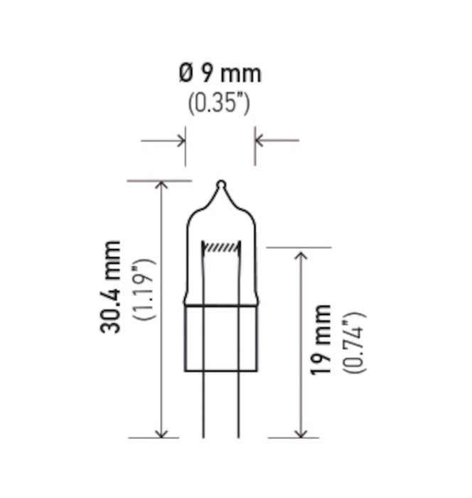 Hella Bulb 891 12V 8W G4 T325