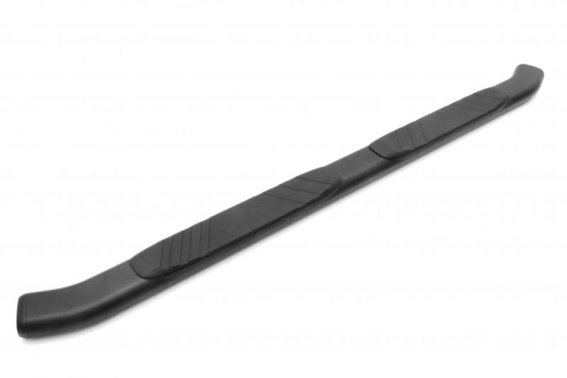 Lund 07-17 Chevy Silverado 1500 Ext. Cab (Excl. 11-17 Diesel Model) 5in. Oval Bent Nerf Bars - Black