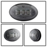 xTune Ford Superduty F250-F550 99-10 Dually Fender LED Side Fender Lights Clear ACC-LED-FDSD99-SL-C