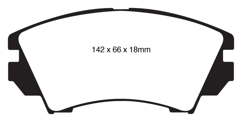 EBC 10+ Buick Allure (Canada) 3.0 Greenstuff Front Brake Pads