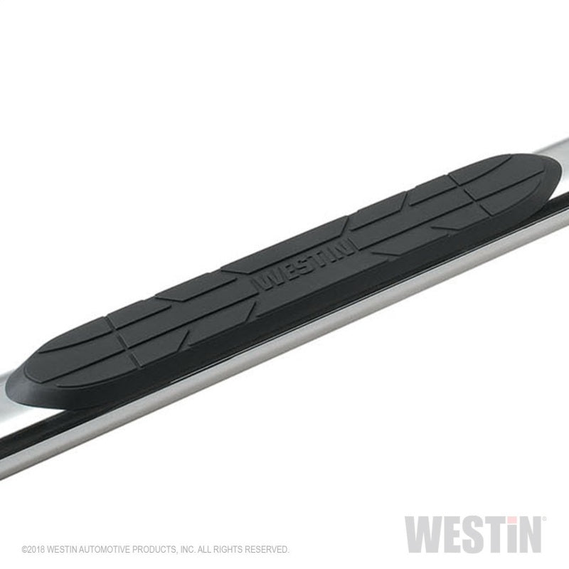 Westin Premier 4 Oval Nerf Step Bars 91 in - Stainless Steel