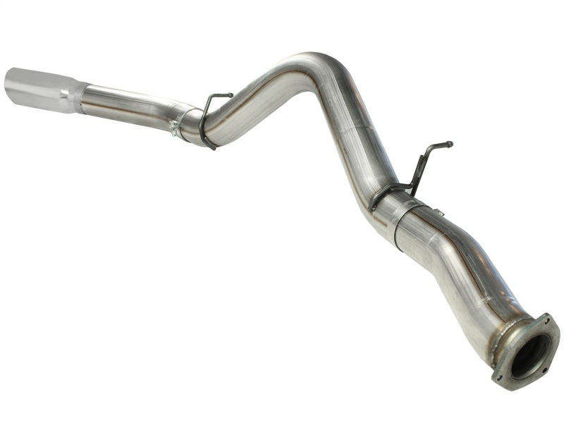 aFe MACHForce XP Exhaust 5in DPF-Polished, GM Diesel Trucks 07.5-10 V8-6.6L 9(td) LMM