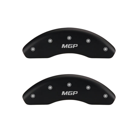 MGP 4 Caliper Covers Engraved F & R 100 Anniversary Red Finish Silver Char 2019 Chevrolet Colorado