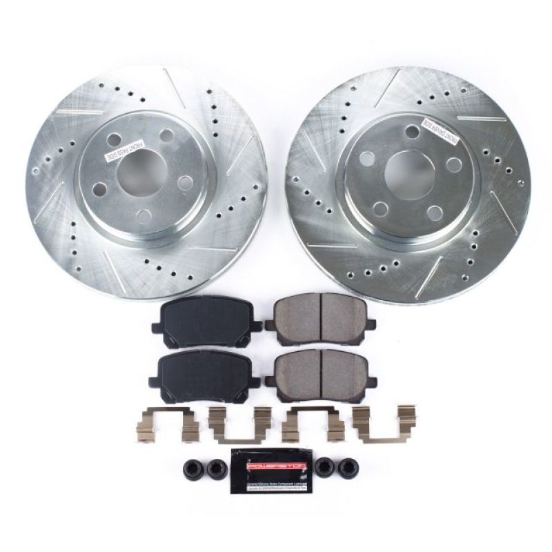 Power Stop 03-08 Pontiac Vibe Front Z23 Evolution Sport Brake Kit