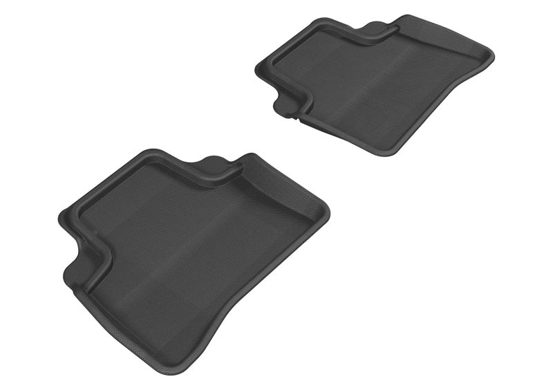 3D MAXpider 2010-2016 Mercedes-Benz E-Class W212 Kagu 2nd Row Floormats - Black