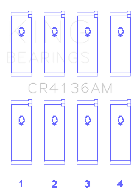 King Engine Bearings 91-02 Nissan SR20DE L4 DOHC 16 Valves (Size +0.75) Rod Bearing Set