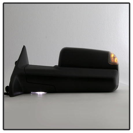 xTune Dodge Ram 1500 09-12 Extendable Heated Adjust Mirror Black Housing Left MIR-DRAM09S-PWH-L