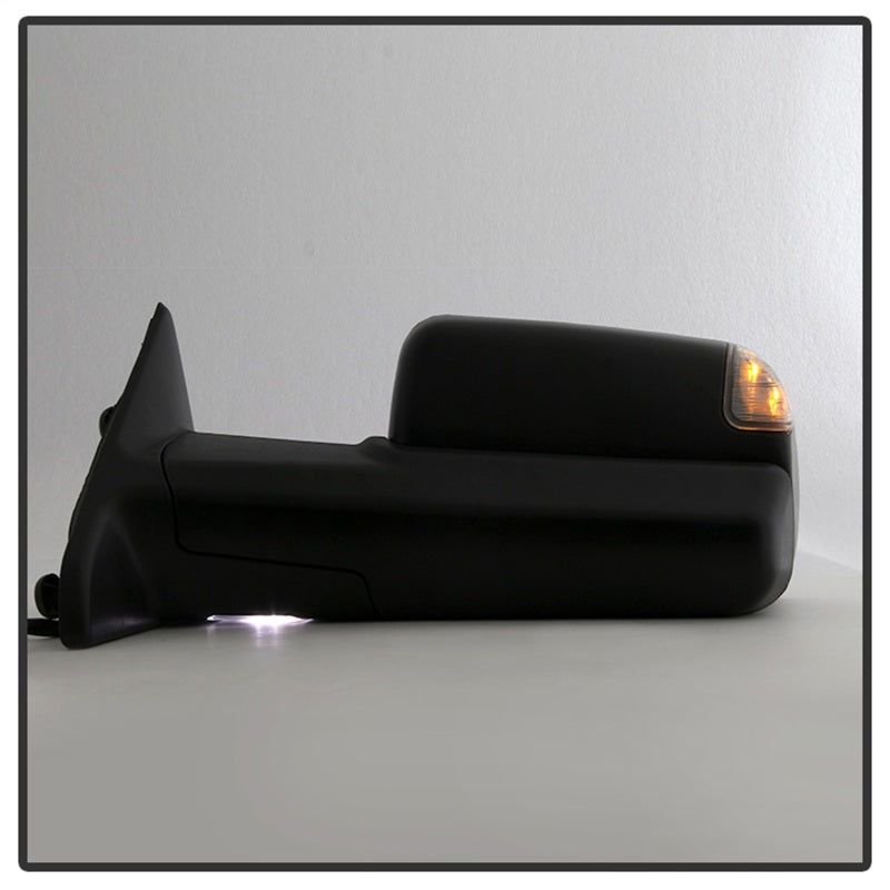 xTune Dodge Ram 1500 09-12 Extendable Heated Adjust Mirror Black Housing Left MIR-DRAM09S-PWH-L