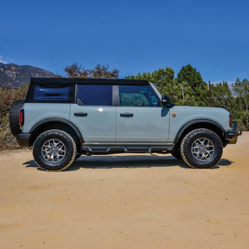 Westin/HDX 2021+ Ford Bronco Drop Nerf Step Bars - Textured Black