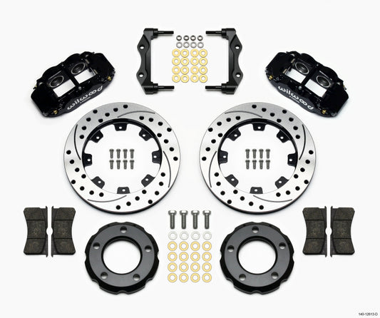 Wilwood Narrow Superlite 4R Front Kit 12.19in Drilled 82-86 Jeep CJ