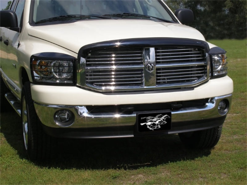 Stampede 2006-2009 Dodge Ram 2500 Center Only Vigilante Premium Hood Protector - Smoke