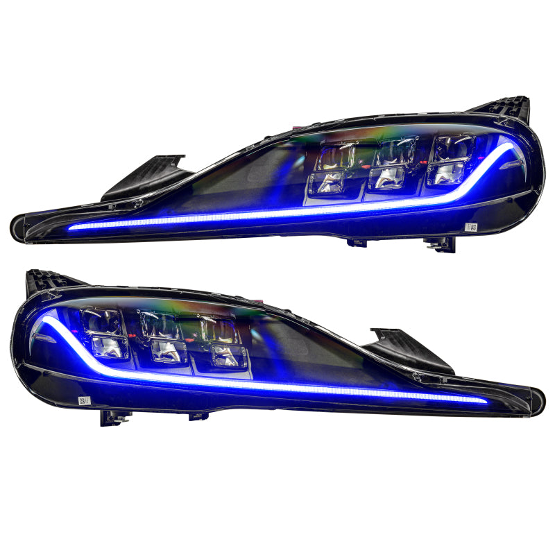Oracle 20-21 Toyota Supra GR RGB+A Headlight DRL Upgrade Kit - ColorSHIFT w/o Cntrl