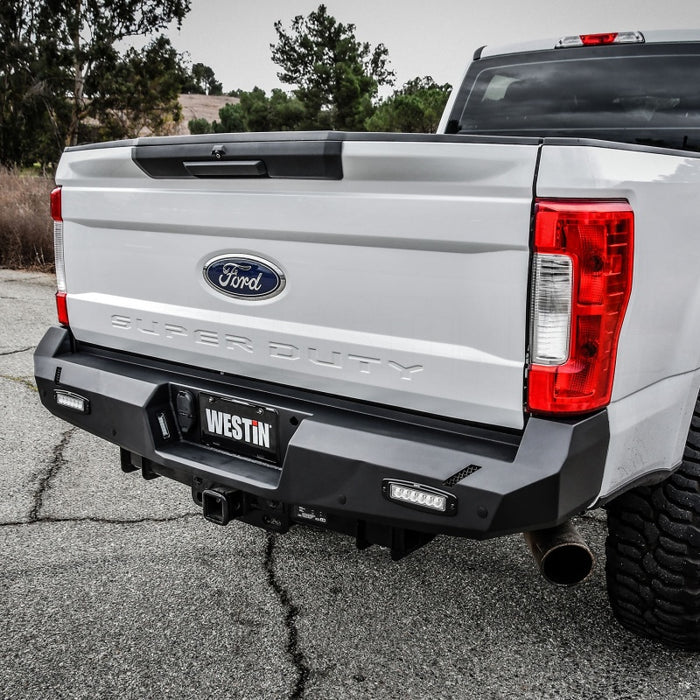 Westin 17-20 Ford F-250/350 Pro-Series Rear Bumper - Textured Black