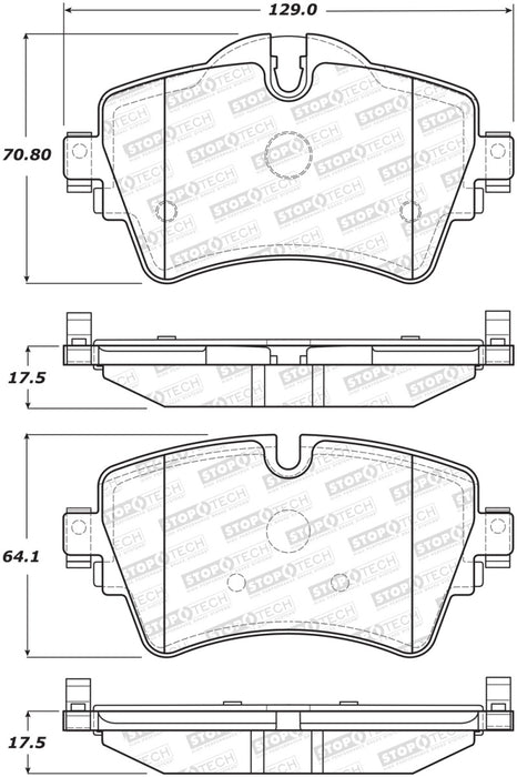 StopTech Street Brake Pads - Front