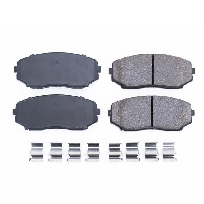 Power Stop 07-15 Ford Edge Front Z17 Evolution Ceramic Brake Pads w/Hardware