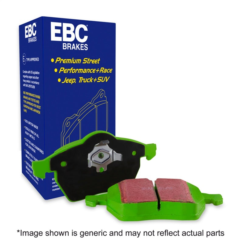 EBC 56-57 Triumph TR3 2.0 Greenstuff Front Brake Pads