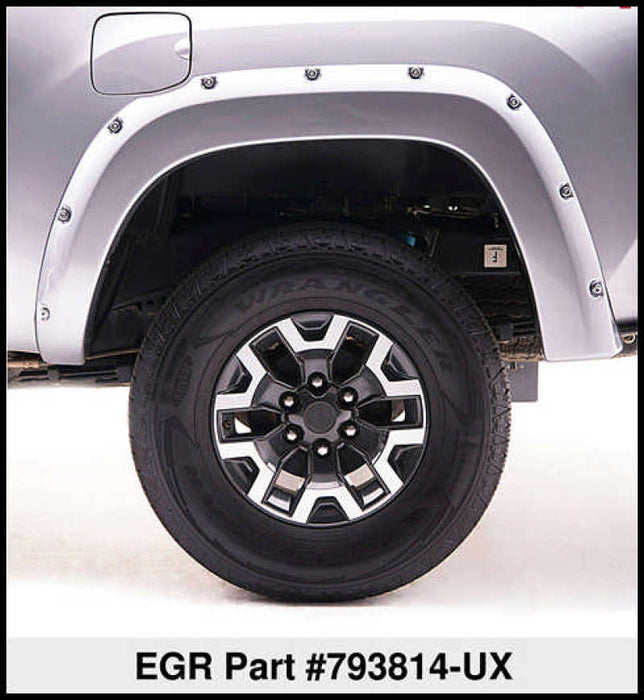 EGR 11-15 Ford Super Duty Bolt-On Look Color Match Fender Flares - Set - Ingot Silver