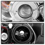 Spyder BMW E90 3-Series 06-08 Projector LED Halo Amber Reflector Rplc Bulb Chrm PRO-YD-BMWE9005-AM-C