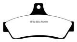EBC 03-04 Pontiac GTO 5.7 (Solid Rear Rotors) Bluestuff Rear Brake Pads