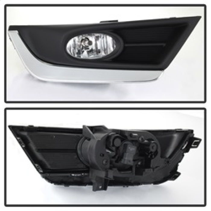 Spyder 17-18 Honda CRV OEM Chrome Trim Fog Lights w/Switch & Cover - Clear (FL-HCRV2017-C)