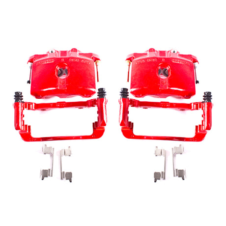 Power Stop 03-06 Cadillac Escalade Rear Red Calipers w/Brackets - Pair
