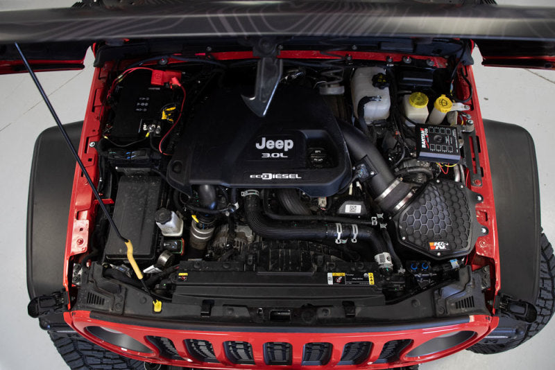 K&N 20-21 Jeep Wrangler V6-3.0L DSL AirCharger Performance Intake