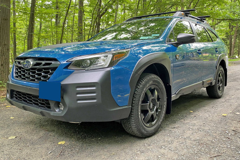 Rally Armor 2022 Subaru Outback Wilderness Black Mud Flap Blue Logo