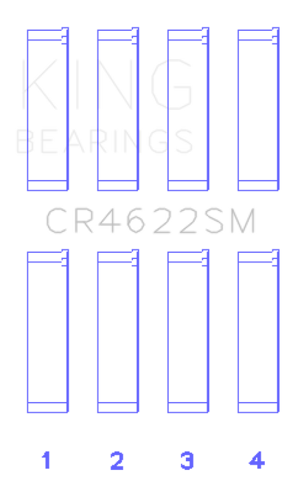 King Subaru FB20 Connecting Rod Bearing Set