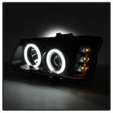 Spyder Chevy Silverado 1500 03-06 Projector Headlights CCFL Halo LED Blk High H1 PRO-YD-CS03-CCFL-BK
