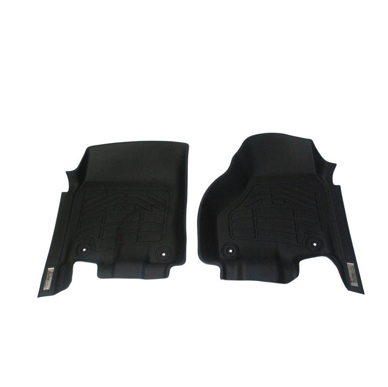 Westin 12-18 Ram Crew/Mega Cab (two retention hooks) Wade Sure-Fit Floor Liners Front - Black