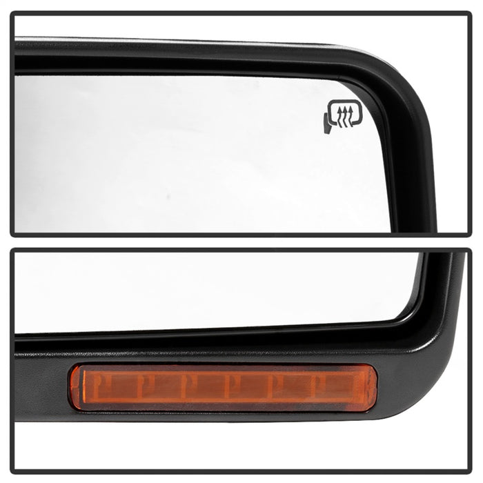 xTune 04-06 Ford F-150 Heated Amber Seq LED Signal OEM Pwr Mirrors (Pair) (MIR-03FF04-G2-PW-RAM-SET)