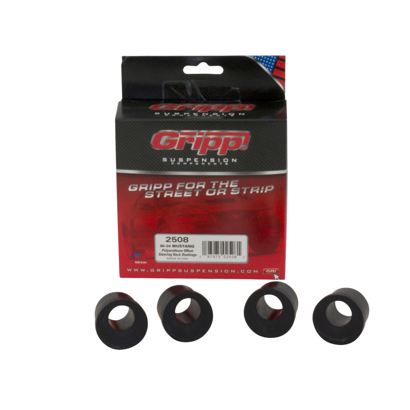 BBK 86-04 Mustang Offset Polyurethane Steering Rack Bushings (4pc)