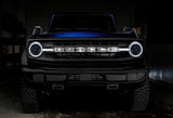 Oracle 21-22 Ford Bronco Headlight Halo Kit w/DRL Bar - Base Headlights -w/2.0 Cntrl