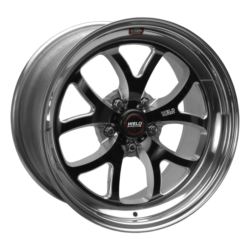 Weld S76 18x10 / 5x4.5 BP / 6.1in. BS Black Wheel (High Pad) - Non-Beadlock