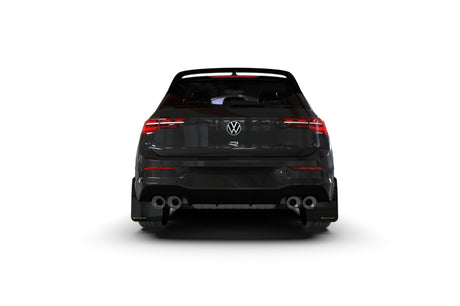 Rally Armor 22-25 VW MK8 Golf GTI/R Red UR Mud Flap w/White Logo