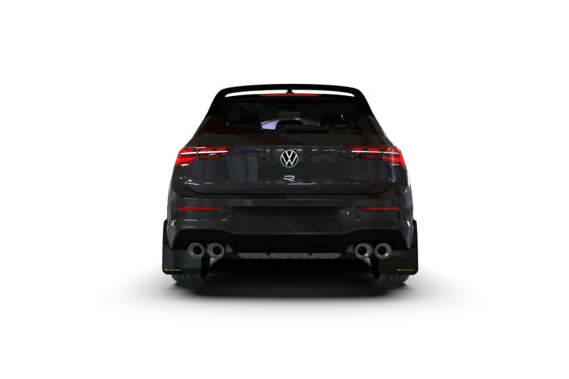 Rally Armor 2022 MK8 Volkswagen Golf GTI/R Black UR Mud Flap w/ Gray Logo