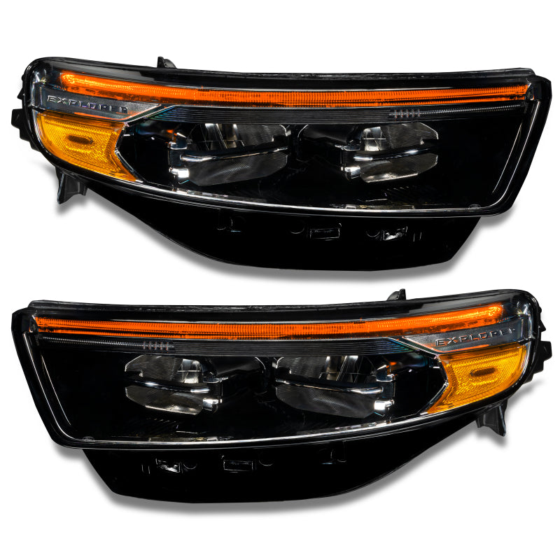 Oracle 20-22 Ford Explorer Dynamic RGB Headlight DRL Kit - ColorSHIFT - w/ RF Cntrl