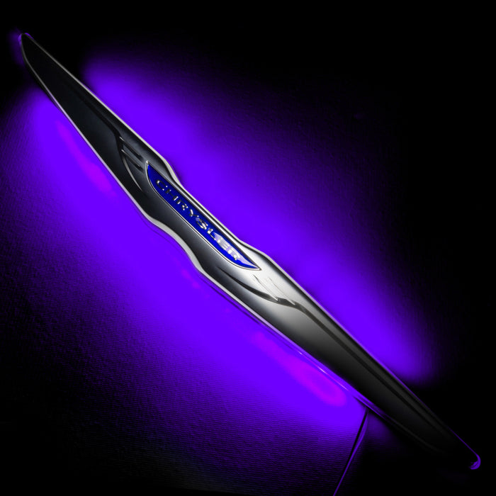 Oracle Chrysler Illuminated LED Sleek Wing - UV/Purple SEE WARRANTY