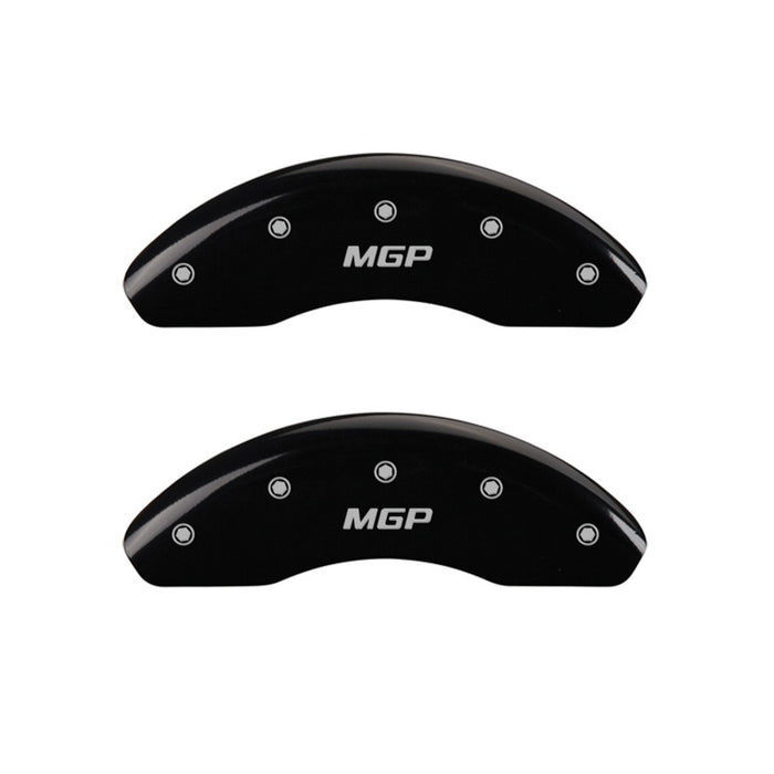 MGP 2 Caliper Covers Engraved Front MGP Black Finish Silver Char 2018 Ram Promaster City