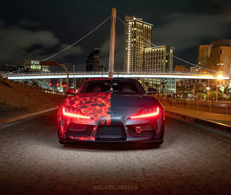 Oracle 20-21 Toyota Supra GR RGB+A Headlight DRL Upgrade Kit - ColorSHIFT SEE WARRANTY