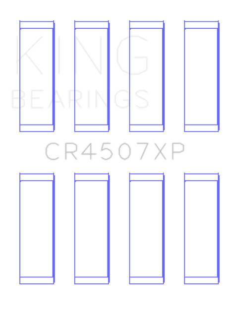 King Engine Bearings Mazda Mzr 2.3L 16V / Ford Duratec 2.3L 16V Connecting Rod Bearing Set