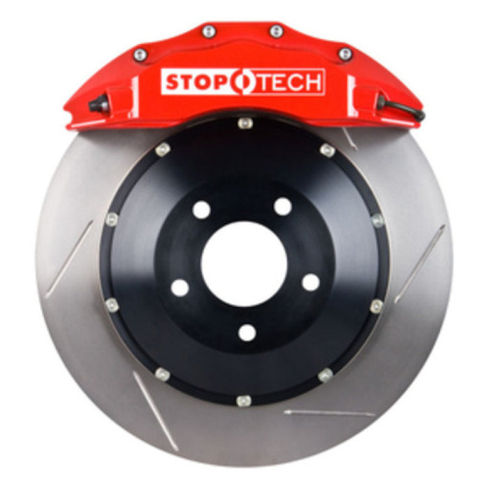 StopTech 97-04 Chevrolet Corvette Front BBK w/ Red ST-60 Calipers Slotted 355x32mm Rotors