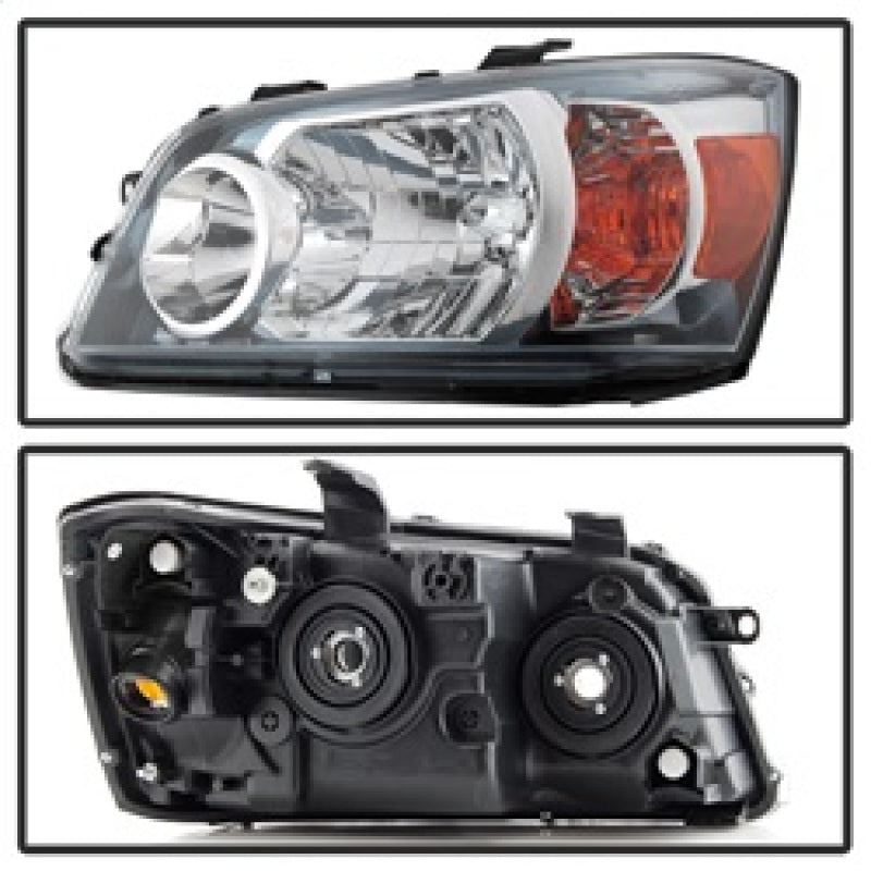 xTune Toyota Highlander 04-06 (Non Hybrid Models) OEM Style Headlights Chrome HD-JH-THIGH04-AM-C