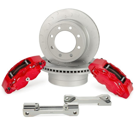Alcon 2017+ Ford F250/F350 363x38mm Rotors 4 Piston Brake Kit - Rear