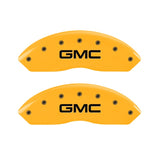 MGP 2 Caliper Covers Engraved Front GMC Yellow Finish Black Characters 1997 GMC Yukon