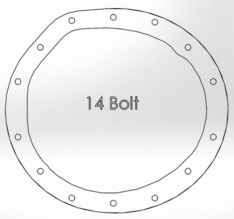aFe Power Rear Differential Cover Raw w/Machined Fins Street Ser. 16-17 Nissan Titan XD (AAM 9.5-14)