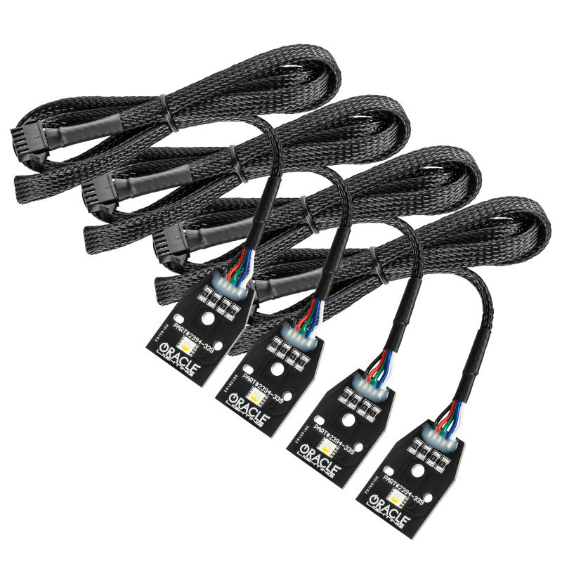 Oracle 15-21 Dodge Charger RGB+W DRL Headlight DRL Kit - ColorSHIFT w/ Simple Cntrl