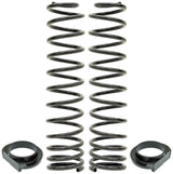 RockJock JL Front Coil Springs 4in Lift w/ Urethane Isolators Pair